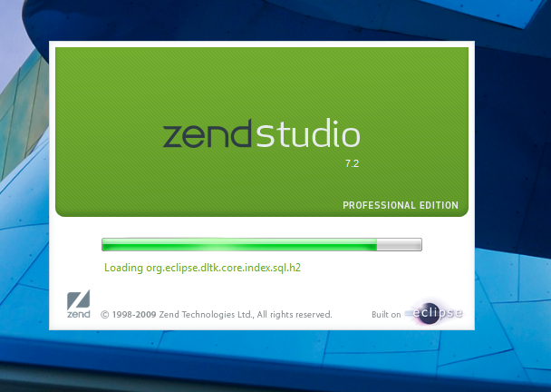 Startup loading. Zend Studio. Zend navigation menu view Decorator.